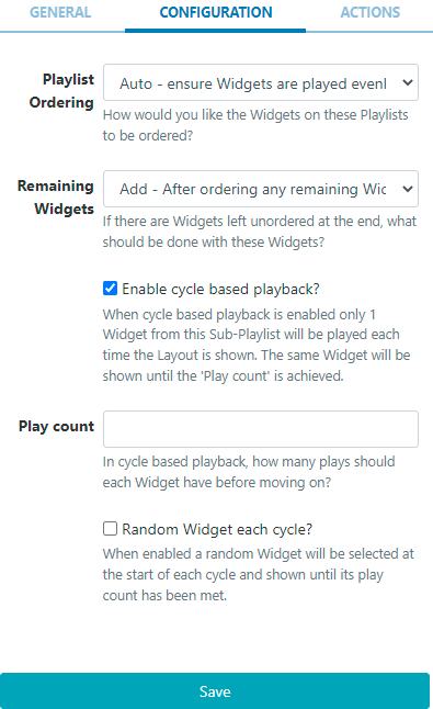 Cycle Playback